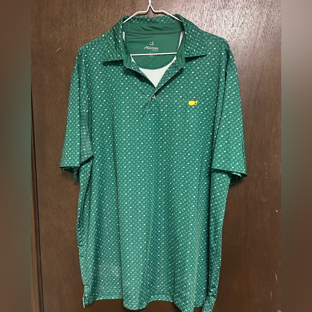 Masters Green Patterned Polo Shirt